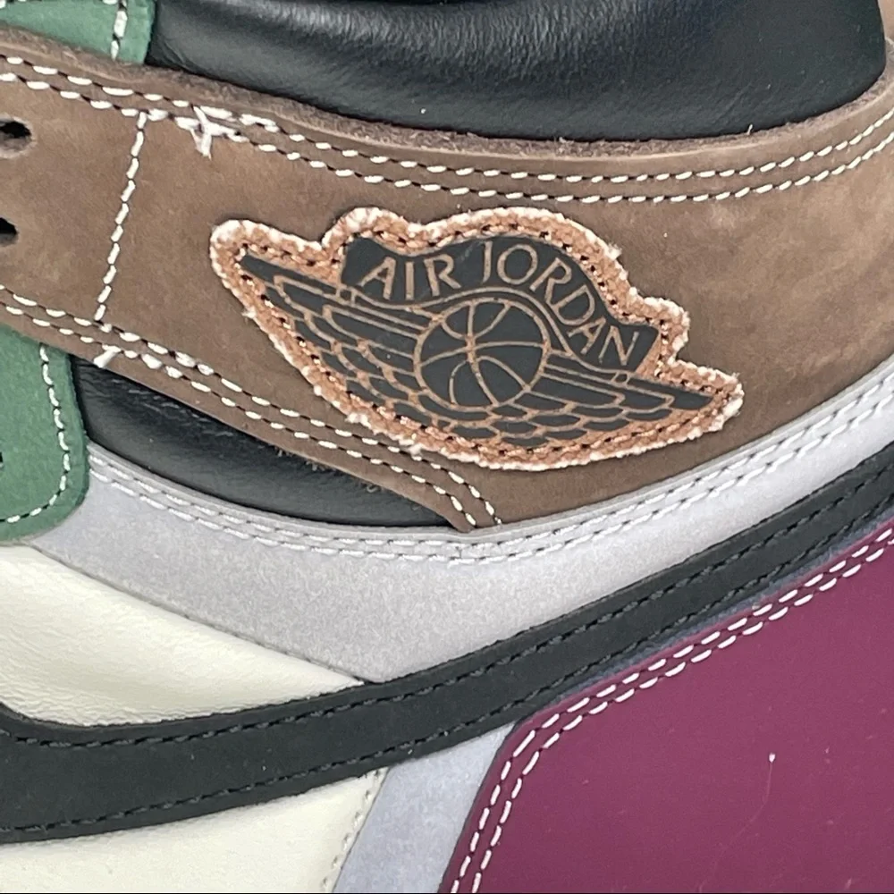 Air Jordan 1 High Retro OG Mens Size 10 Basketball Sneakers Nike Hand Crafted - Picture 7 of 11